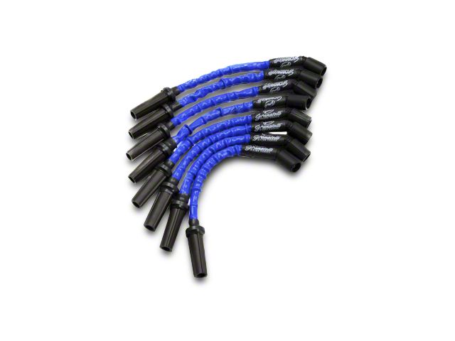 Granatelli Motor Sports High Performance Ignition Wires; High Temp Blue (07-13 4.8L, 5.3L, 6.0L Silverado 1500)