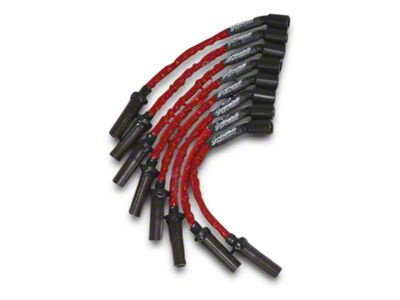 Granatelli Motor Sports High Performance Ignition Wires; High Temp Red (07-13 4.8L, 5.3L, 6.0L Silverado 1500)