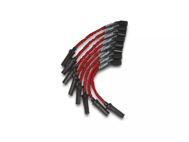 Granatelli Motor Sports High Performance Ignition Wires; High Temp Red (07-13 4.8L, 5.3L, 6.0L Silverado 1500)