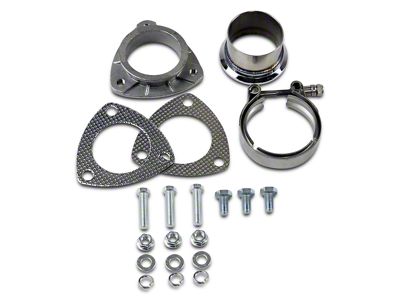 Granatelli Motor Sports V-Band to Straight Connection; 2.50-Inch (94-25 RAM 1500)