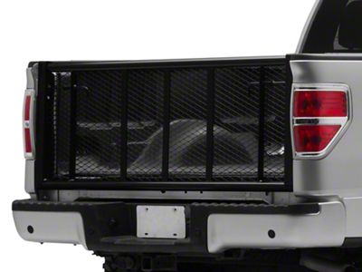 Go Industries Straight Air Flow Tailgate; Black (04-14 F-150 Styleside)