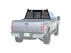 Go Industries Heavy Duty Lighted Headache Rack; Black (11-16 F-250 Super Duty)