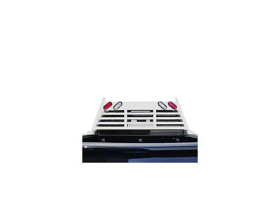 Go Industries Heavy Duty Lighted Headache Rack; White (11-16 F-250 Super Duty)