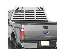 Heavy Duty Lighted Headache Rack; White (17-26 F-250 Super Duty)