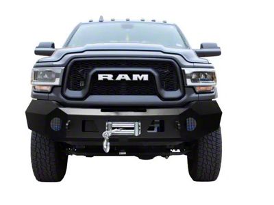 Series X Replacement Front Bumper with Winch Receiver; Black (23-25 F-250 Super Duty)