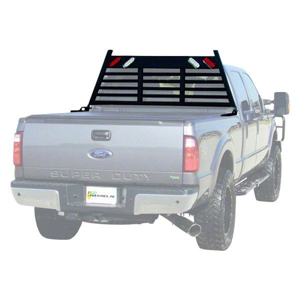 Go Industries RAM 3500 Heavy Duty Lighted Headache Rack; Black 620B (03