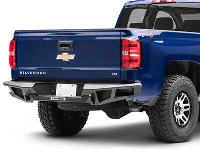 Go Rhino BR20 Rear Bumper; Textured Black (14-18 Silverado 1500)