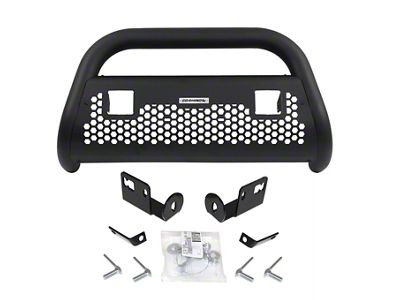 Go Rhino RC2 LR Bull Bar with Two Cube Light Mounting Brackets; Textured Black (04-08 F-150)