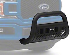 Go Rhino RC2 LR Bull Bar with Four Cube Light Mounting Brackets; Textured Black (09-25 F-150, Excluding Raptor)