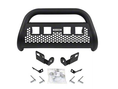 Go Rhino RC2 LR Bull Bar with Four Cube Light Mounting Brackets; Textured Black (09-24 F-150, Excluding Raptor)