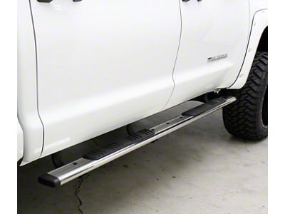 Go Rhino 5-Inch OE Xtreme Low Profile Side Step Bars; Polished (15-25 F-150 SuperCab)