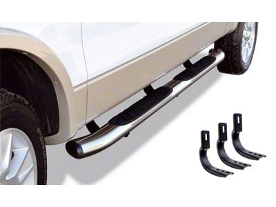 Go Rhino 5-Inch OE Xtreme Composite Side Step Bars; Chrome (04-14 F-150 SuperCab)