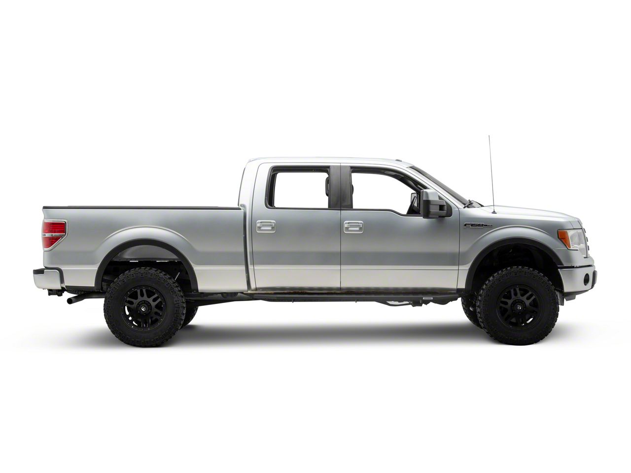 Go Rhino F-150 RB20 Running Boards; Textured Black