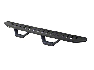 Go Rhino RB20 Running Boards with Drop Steps; Textured Black (15-25 F-150 SuperCrew)