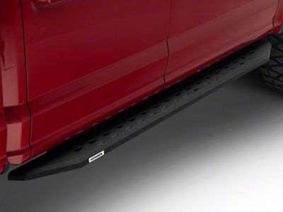 Go Rhino RB20 Running Boards; Textured Black (15-25 F-150 SuperCrew)