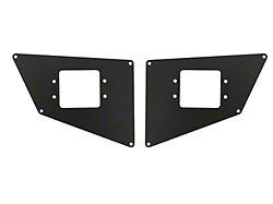 Go Rhino BR20 Rear Bumper Light Plates; Textured Black (15-20 F-150, Excluding Raptor)