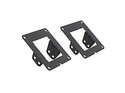 Realtruck Go Rhino BR5.5/BR6/BR10.5/BR11 Surface Mount Light Plates; Textured Black (11-22 F-250 Super Duty)