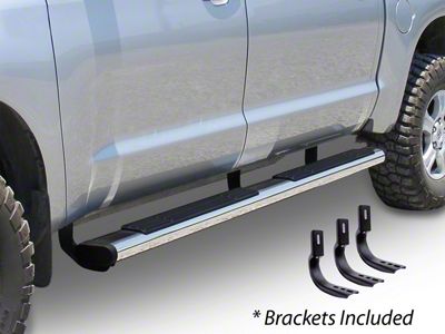 Go Rhino 6-Inch OE Xtreme Composite Side Step Bars; Chrome (99-16 F-350 Super Duty SuperCab)