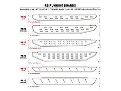 Go Rhino RB20 Running Boards; Protective Bedliner Coating (99-16 F-350 Super Duty)