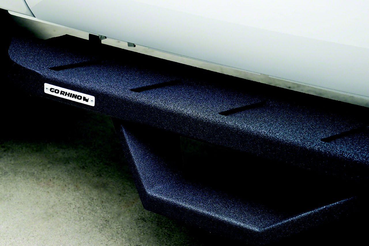 Go Rhino F350 Super Duty RB10 Running Boards with Drop Steps