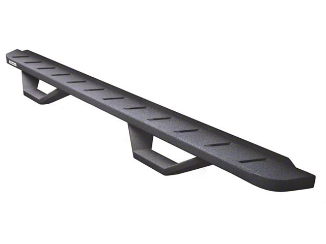 Go Rhino RB10 Running Boards with Drop Steps; Protective Bedliner Coating (11-16 F-350 Super Duty SuperCab)