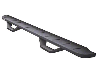 Go Rhino RB10 Running Boards with Drop Steps; Textured Black (17-25 F-350 Super Duty SuperCrew)