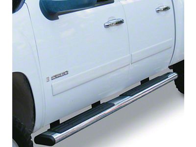 Go Rhino 6-Inch OE Xtreme Side Step Bars; Polished (17-24 F-350 Super Duty Regular Cab)