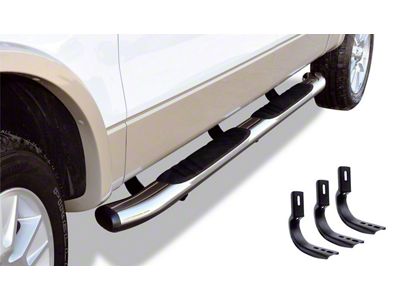 Go Rhino 5-Inch OE Xtreme Composite Side Step Bars; Chrome (11-16 F-350 Super Duty SuperCab)