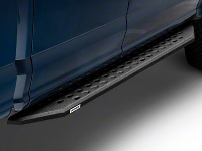 Go Rhino RB20 Running Boards; Textured Black (17-25 F-350 Super Duty SuperCrew)