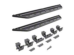 Go Rhino Dominator Xtreme D6 Side Step Bars; Textured Black (22-26 Maverick)