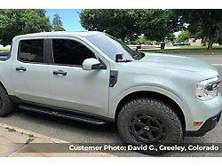 Go Rhino Dominator Xtreme DSS Slider Side Step Bars; Textured Black (22-26 Maverick)