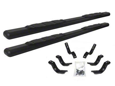 Go Rhino 5-Inch 1000 Series Side Step Bars; Textured Black (19-24 RAM 1500 Crew Cab)