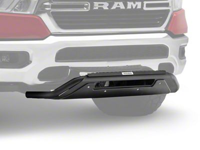 Go Rhino RC3 LR Skid Plate Bull Bar with 20-Inch LED Light Bar Mount; Textured Black (19-24 RAM 1500, Excluding Rebel & TRX)