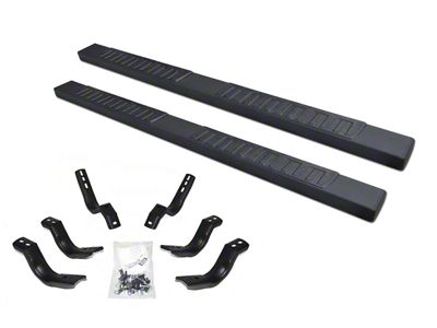 Go Rhino 6-Inch OE Xtreme II Side Step Bars; Textured Black (02-08 RAM 1500 Quad Cab)