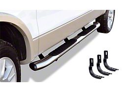 Go Rhino 5-Inch OE Xtreme Composite Side Step Bars; Chrome (15-18 RAM 1500 Crew Cab)