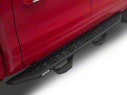 Realtruck Go Rhino RB20 Running Boards with Drop Steps; Textured Black (19-26 RAM 1500 Crew Cab)