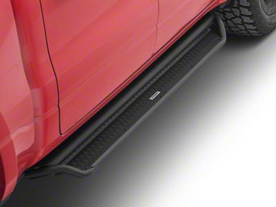 Go Rhino Dominator Xtreme D1 Side Step Bars; Textured Black (19-25 RAM 1500 Crew Cab)