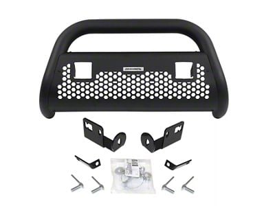 Go Rhino RC2 LR Bull Bar with Two Cube Light Mounting Brackets; Textured Black (10-18 RAM 2500)