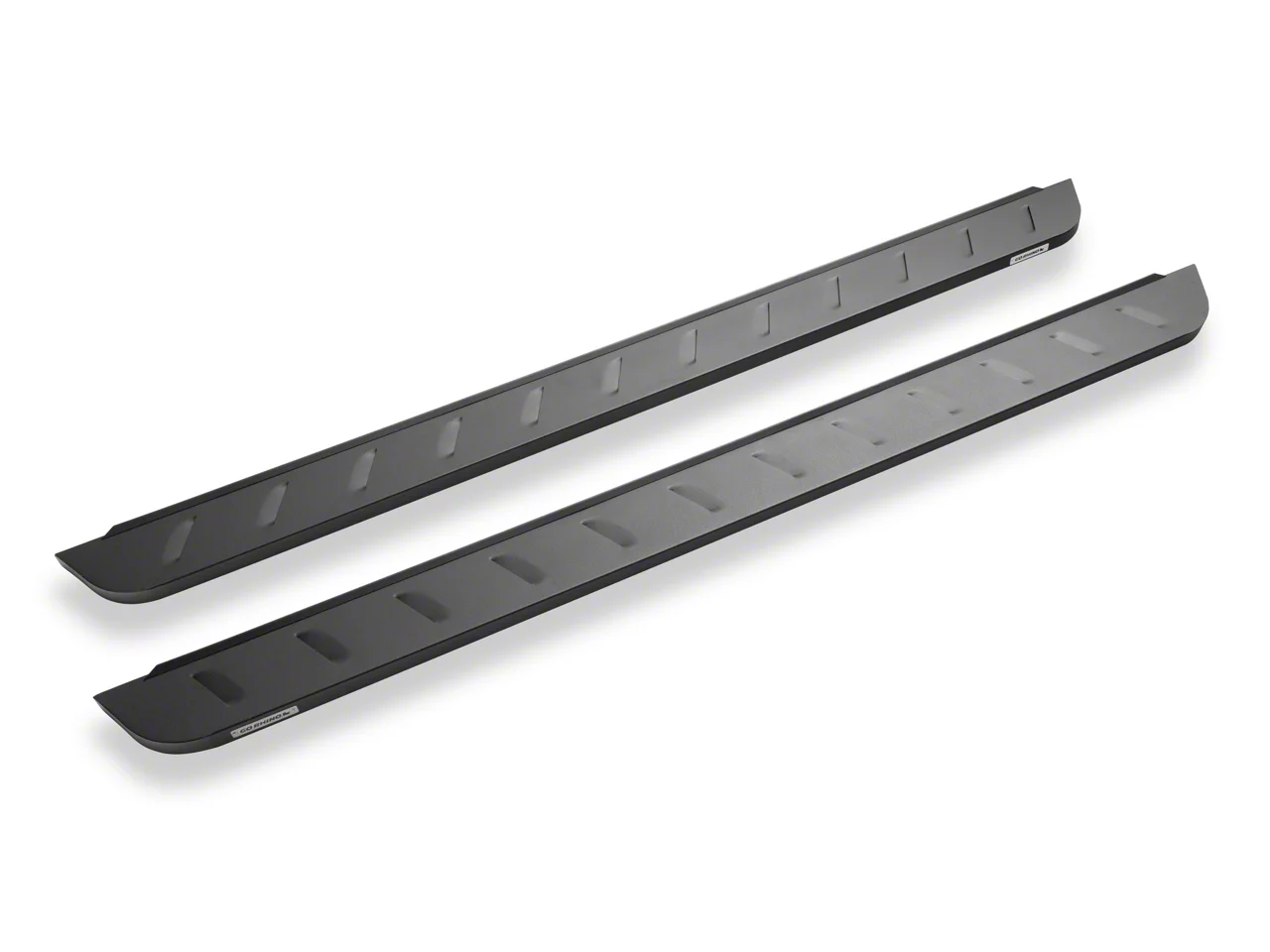 Go Rhino RAM 2500 RB10 Running Boards with Drop Steps; Textured Black