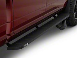 Go Rhino RB10 Running Boards with Drop Steps; Textured Black (10-25 RAM 2500 Crew Cab)
