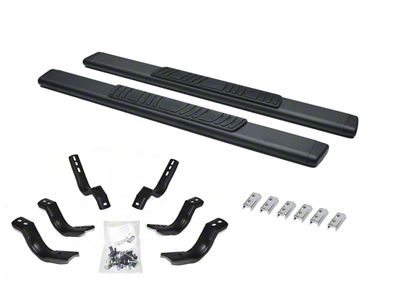 Go Rhino 5-Inch OE Xtreme Low Profile Side Step Bars; Textured Black (10-24 RAM 2500 Regular Cab)