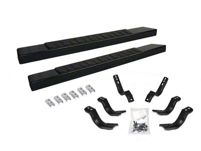 Go Rhino 6-Inch OE Xtreme II Side Step Bars; Textured Black (10-24 RAM 2500 Regular Cab)