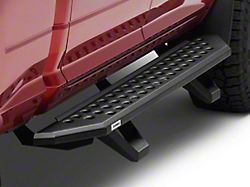 Go Rhino RB20 Running Boards with Drop Steps; Textured Black (10-25 RAM 2500 Crew Cab)