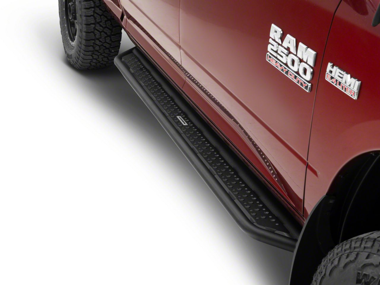 Go Rhino RAM 2500 Dominator Xtreme D6 Side Step Bars; Textured