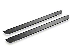 Go Rhino RB10 Running Boards with Drop Steps; Textured Black (10-25 RAM 3500 Crew Cab)