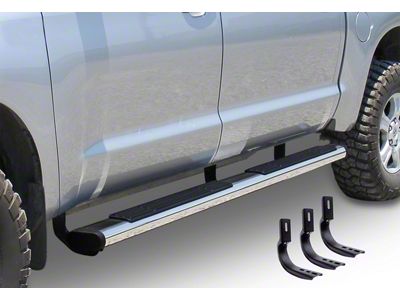 Go Rhino 6-Inch OE Xtreme Side Step Bars; Polished (03-09 RAM 3500 Quad Cab)