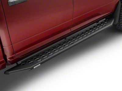 Go Rhino RB20 Running Boards; Textured Black (10-24 RAM 3500 Crew Cab)