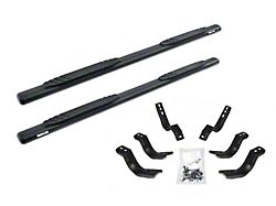 Go Rhino 4-Inch 1000 Series Side Step Bars; Textured Black (19-26 Ranger SuperCrew)