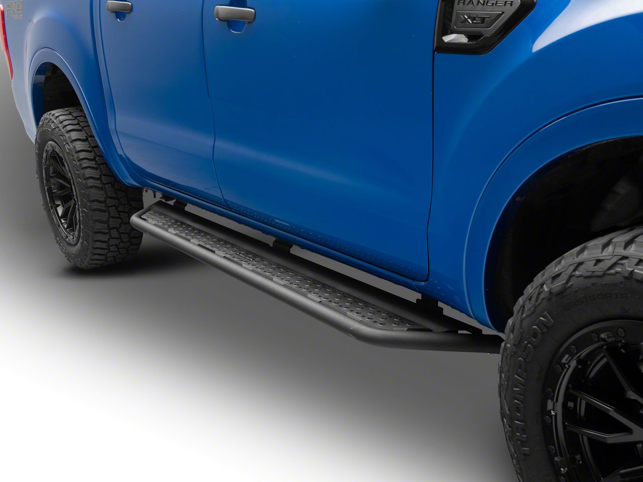 Go Rhino Ranger Dominator Xtreme D6 Side Step Bars; Textured Black