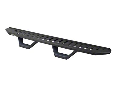 Go Rhino RB20 Running Boards with Drop Steps; Textured Black (19-24 Sierra 1500 Crew Cab)